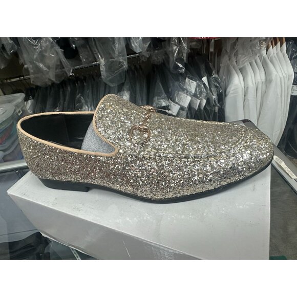 NIB Men's Bravo Prom Party Dress Loafer, Gold LAST ONE 9M - Picture 6 of 7